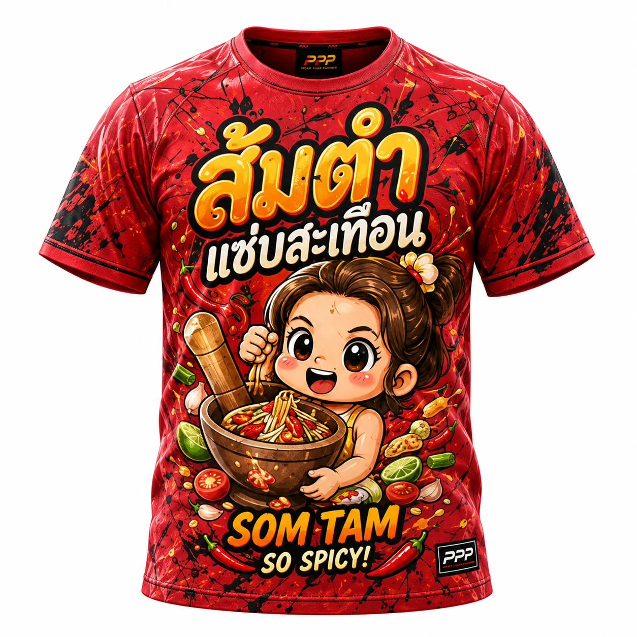ส้มตำแซ่บสะเทือน · Som Tam · ไมโครไฟเบอร์